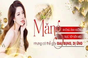 Giải đáp nâng mũi ăn măng được không?